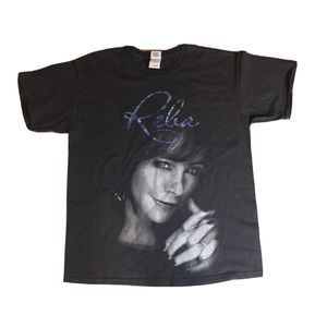 Reba McEntire Concert Shirt Adult Extra Large Tour Gray With Blue Accents